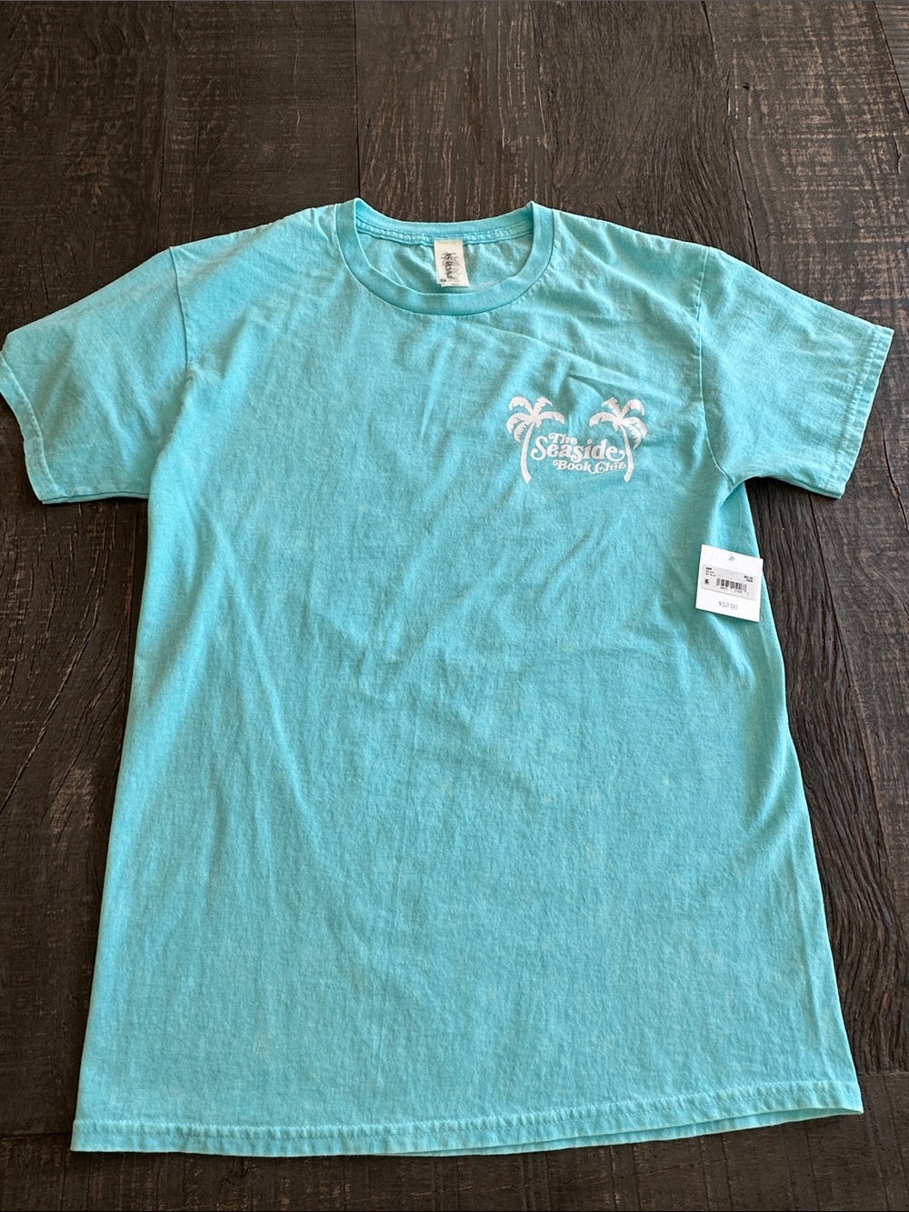 AS Revival - The Seaside Book Co. Women's Turquoise Short Sleeve Tee